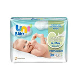 Uni Baby: Gentle Touch Baby Wipes 3x52 - Hypoallergenic, Fragrance-Free Sensitive Skin Cleansing