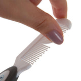Babyjem Natural Bristle Baby Hair Brush and Comb Set - Gentle Infant Hair Care, Soft Bristles, Safe Rounded Comb