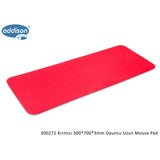 Addison Gaming Mouse Pad: Extra Large Red Non-Slip Extended Mat (27.5x11.8 in) for Enhanced Precision & Comfort