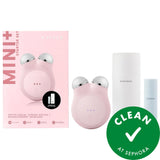 NuFACE Mini+ Petite Facial Toning Device: Microcurrent Face Sculpting for Anti-Aging & Wrinkle Reduction - FDA Cleared, Portable