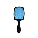 Janeke Ultra Tangler Hairbrush in Black & Blue