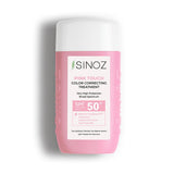 Sinoz Pink Touch SPF50+ Tone-Up Sunscreen: Color Correcting, Redness Reducing, and Brightening Mineral Facial Sunscreen with Hyaluronic Acid - 1.69 fl oz