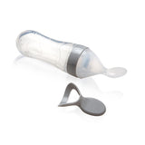 Babyjem Baby Squeeze Spoon - BPA-Free, One-Handed Feeding, Silicone Baby Feeding Utensils, Baby Feeding Accessories, Baby Feeding Spoon