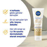 Nivea Sun Luminous630 SPF 50 Face Sunscreen: Reduce Dark Spots, Anti-Aging, Hyaluronic Acid - Daily Sun Protection Cream