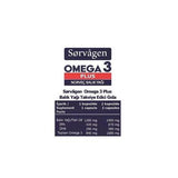 Sorvagen Omega-3 Plus Norwegian Fish Oil Supplement - 60 Soft Capsules