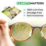 Microfiber Cleaning Cloth for Glasses Lens Camera Phone Screen 6 Pcs Very Soft