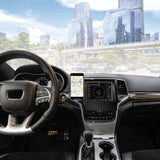 QI Certified Wireless Charging Windshield Dash Cradle Mount 10W with Auto Sensor Grips