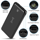 Qi Wireless Charging Station 10000mAh Power Bank