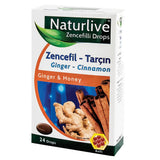 Naturlive Ginger & Cinnamon Herbal Lozenges - 24 Count
