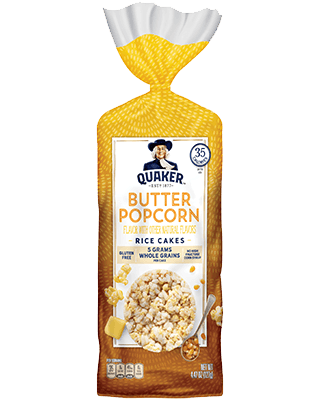 QUAKER BUTTER POPCORN RICE CAKES