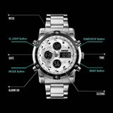 Quartz Men's Digital Clock Fashion Watch Relogio Masculino 1389