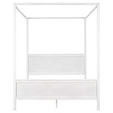 Queen Size Canopy Bed with 2 Nightstands