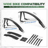 Quick Release Front & Rear Bike Fenders