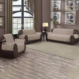 QuickFit Water Resistant Reversible Furniture Protectors with Side Pockets
