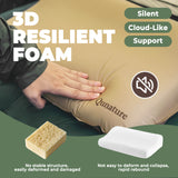 Qunature Self-Inflating Cheese Foam Camping Pillow