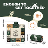 Qunature Picnic Blanket for 6-8 People