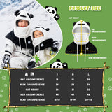Qunature Panda Head Cover for Kids and Adults