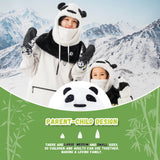 Qunature Panda Head Cover for Kids and Adults