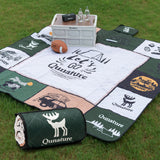 Qunature Picnic Blanket for 6-8 People
