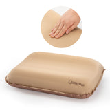 Qunature Self-Inflating Cheese Foam Camping Pillow