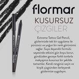 Flormar Extreme Tattoo Waterproof Gel Eyeliner - Long-Lasting, Smudge-Proof Makeup for Active Lifestyles