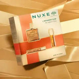 Nuxe Infinite Glow: Skincare Gift Set - Hydrating Dry Oil, Lip Balm & Radiance Enhancer | Nuxe Huile Prodigieuse & Reve de Miel Included