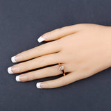 0.70 Carat Genuine Morganite .925 Sterling Silver Ring
