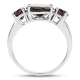 5.01 Carat Genuine Garnet .925 Sterling Silver Ring
