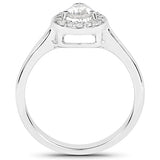 14K White Gold 0.63 Carat Genuine White Diamond Ring