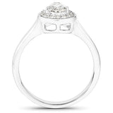 14K White Gold 0.64 Carat Genuine White Diamond Ring