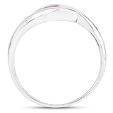 0.54 Carat Genuine Amethyst .925 Sterling Silver Ring