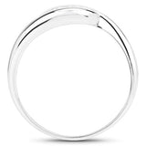 0.74 Carat Genuine Blue Topaz .925 Sterling Silver Ring