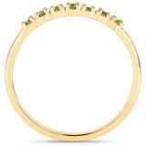 0.22 Carat Genuine Dark Yellow Diamond 14K Yellow Gold Ring (I1-I2)