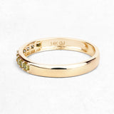 0.27 Carat Genuine Yellow Diamond 14K Yellow Gold Ring (SI1-SI2)
