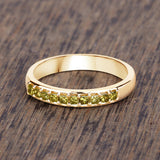 0.27 Carat Genuine Yellow Diamond 14K Yellow Gold Ring (SI1-SI2)