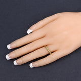 0.27 Carat Genuine Yellow Diamond 14K Yellow Gold Ring (SI1-SI2)