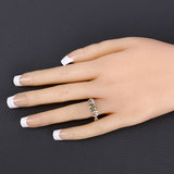 0.44 Carat Genuine Peridot .925 Sterling Silver Ring