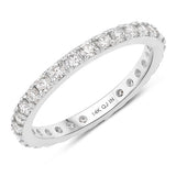 1.00 Carat Lab Grown Diamond 14K White Gold Ring
