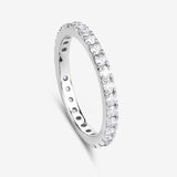 1.00 Carat Lab Grown Diamond 14K White Gold Ring