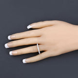 1.50 Carat Lab Grown Diamond 14K White Gold Ring