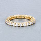 1.50 Carat Lab Grown Diamond 14K Yellow Gold Ring