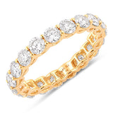 3.00 Carat Lab Grown Diamond 14K Yellow Gold Ring