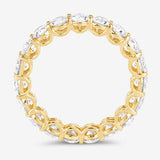 3.00 Carat Lab Grown Diamond 14K Yellow Gold Ring