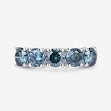1.22 Carat Genuine Blue Diamond 14K White Gold Ring