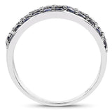 1.70 Carat Genuine Blue Sapphire .925 Sterling Silver Ring