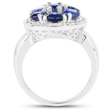 2.66 Carat Genuine Kyanite .925 Sterling Silver Ring