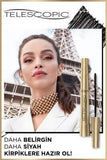 L'Oreal Paris Telescopic Waterproof Mascara - Black Lengthening Mascara for Long, Defined Lashes - Smudge-Proof, All-Day Wear