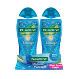Palmolive Feel The Massage Exfoliating Shower Gel Duo 2x500ml