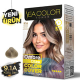Sea Color Toner Ombre Cila 9.1A Ash Blonde Hair Toner
