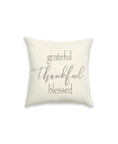Morgan Home Typography 18×18 Decorative Pillow